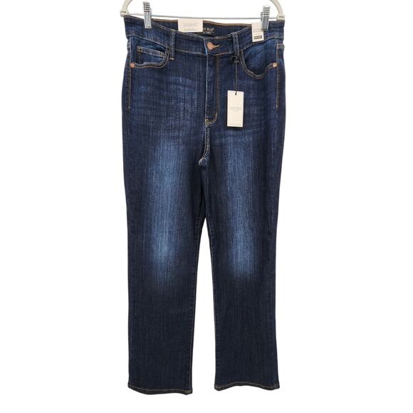 New NWT Judy Blue Straight Fit Dark Wash Jeans Size 13/31 - Picture 2 of 7